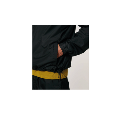 Recycled Polyester Windbreaker Black
